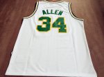 NBA 34 Ray Allen Seattle Supersonics Maillot blanc